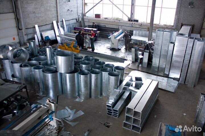 Производство воздуховодов систем вентиляции