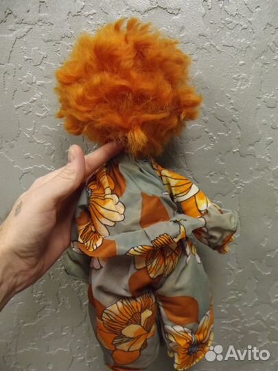 Кукла Клоун СССР Рыжий минск