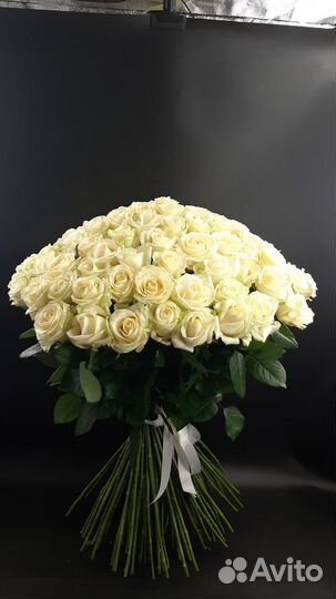 Букеты гиганты из роз красные розы