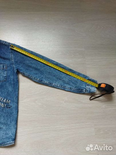 Джинсовая рубашка на мальчика 122