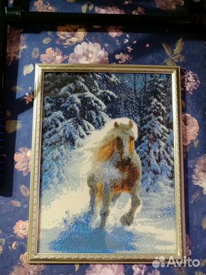 Выкладка алмазной картины