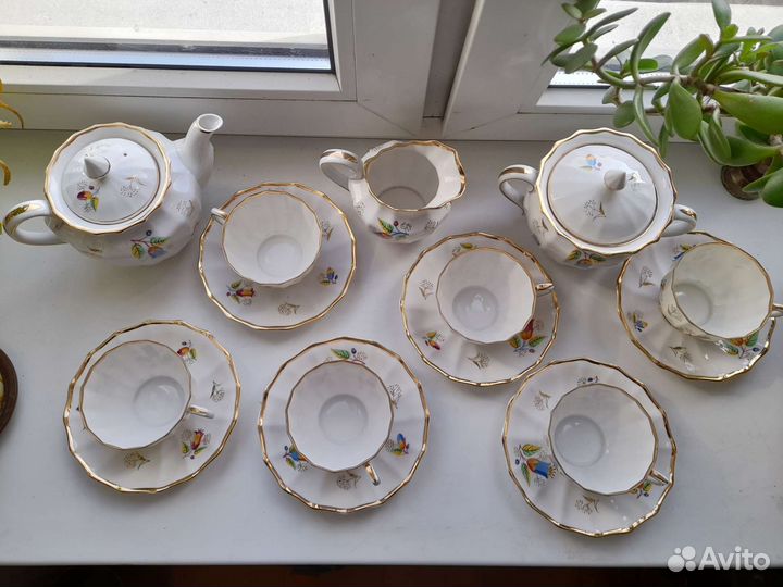 Чайный сервиз дфз тюльпан редкий СССР