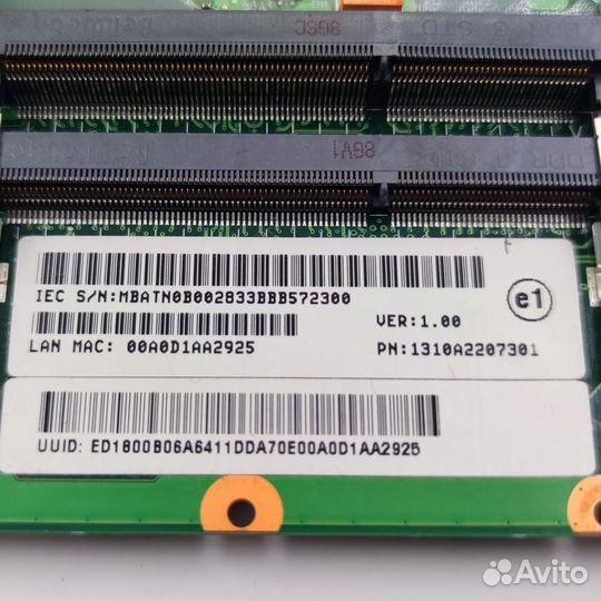 Материнская плата 1310a2207301, Acer Aspire 6935