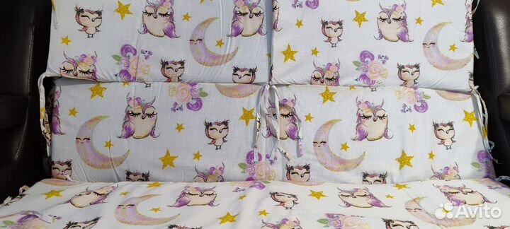 Бортики в детскую кроватку