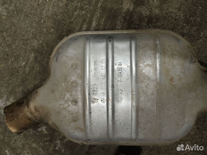 Глушитель задний Мерседес C205