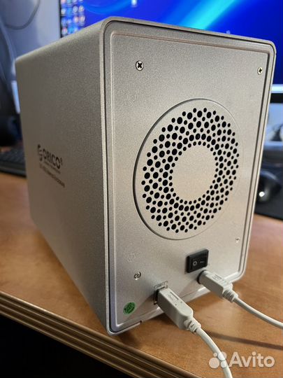 Док-станция orico 9558U3, бп 150 Вт,USB3.0,uasp