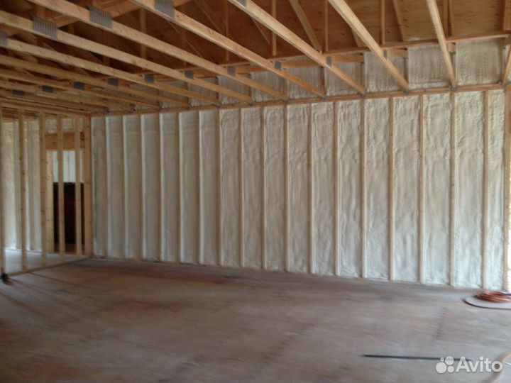 Утепление пенополиуретаном стен внутри дома