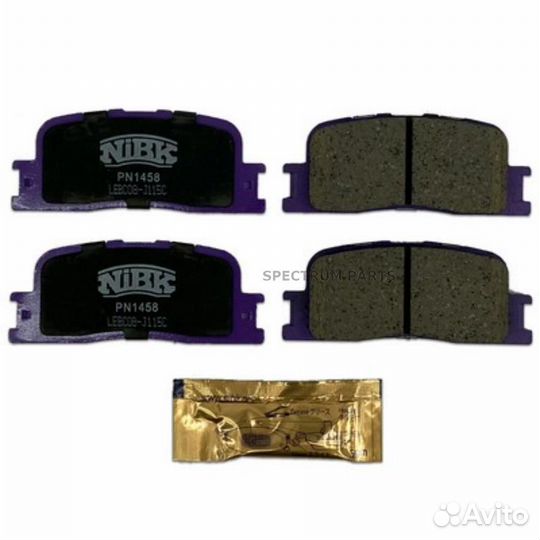 Nibk PN1458 Колодки задние (toyota camry (V30 ) 2
