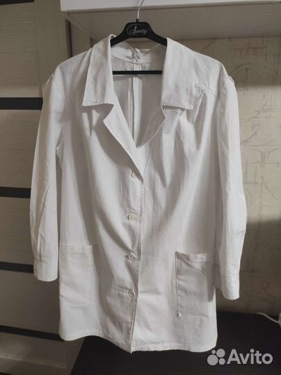 Халат х/б белый