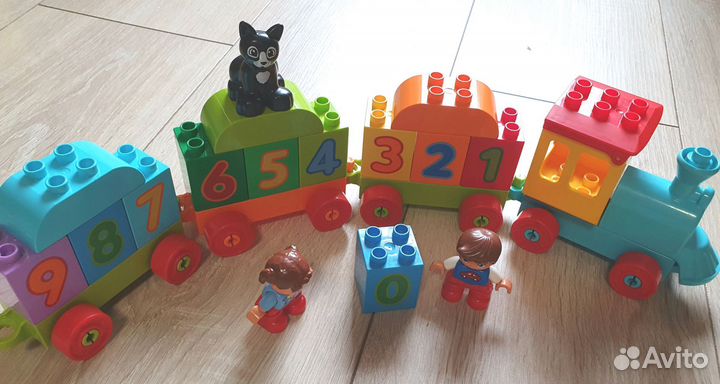 Lego duplo поезд играй и считай 10847, 10558