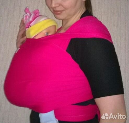 Трикотажный слинг новый