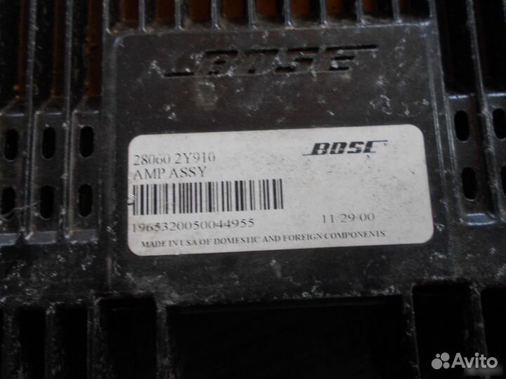 Усилитель акустической системы Nissan Maxima a33