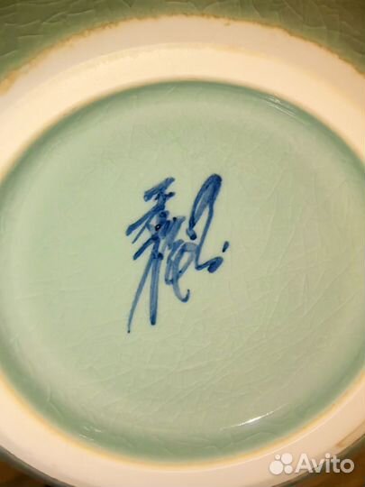 Ваза фарфоровая Япония антиквариат