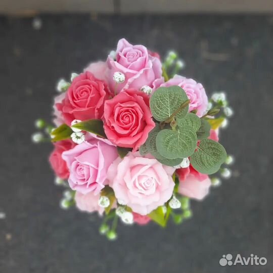 Букет цветов из мыла