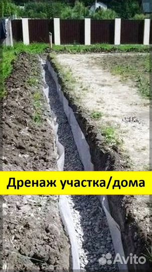 Дренаж участка