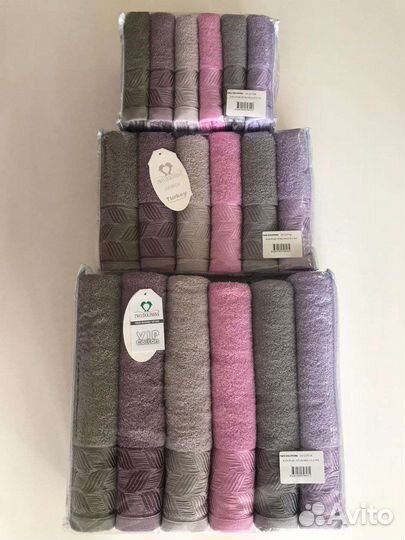 Полотенцы махровые и вафельные Турция