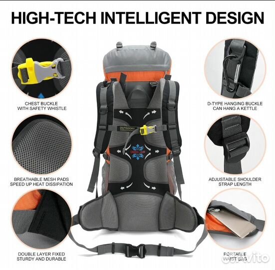 Туристический рюкзак новый