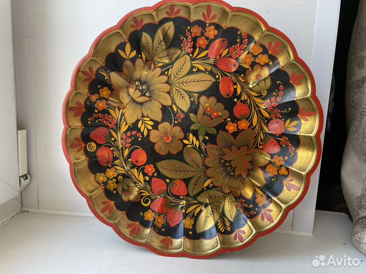 Ваза хохлома ретро