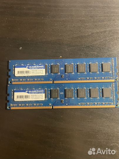 Оперативная память ddr3 2gb 2 штуки