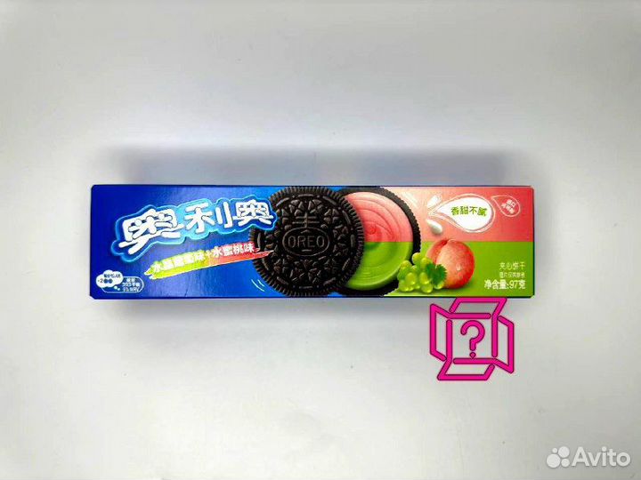 Печенье oreo Peach and grapes со вкусом персика и