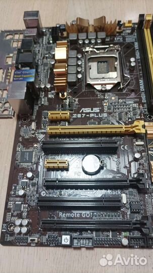 Мат. плата Asus Z87-Plus (1150 )