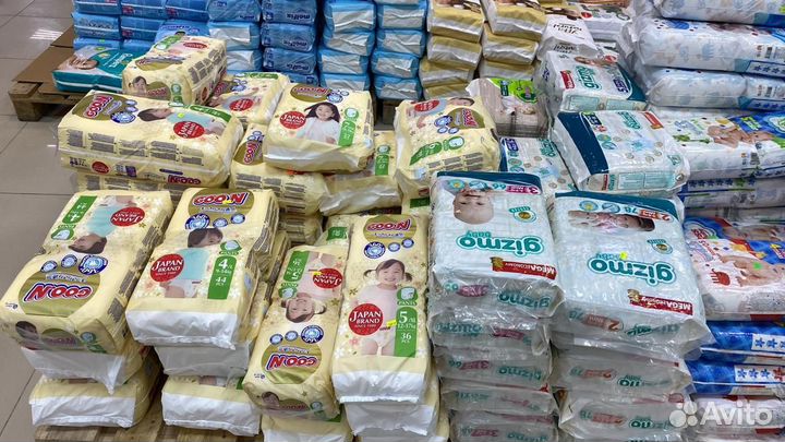 Подгузники, бытовая химия