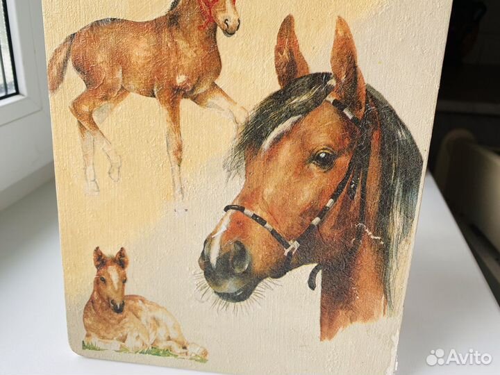 Разделочная деревянная доска декор