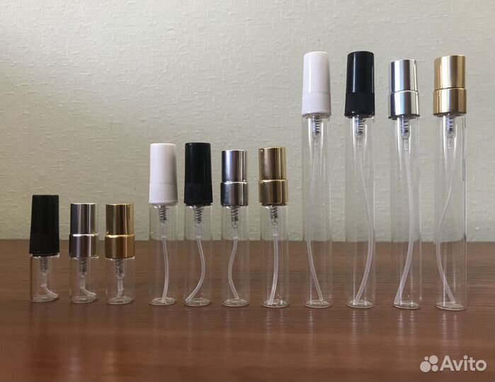 Атомайзеры для духов, флаконы для отливантов