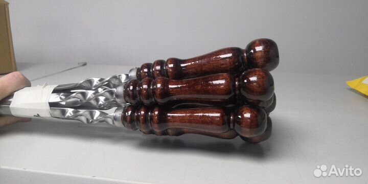 Шампура с деревянной ручкой 8 шт