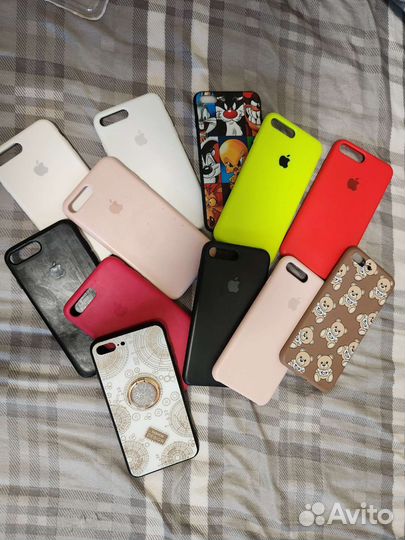 Чехол на iPhone 7 plus 12шт
