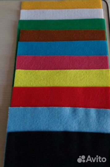 Фетр мягкий, жесткий