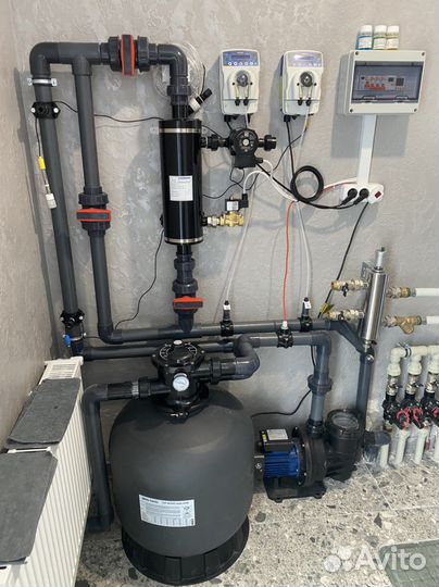 Монтаж оборудования для бассейнов