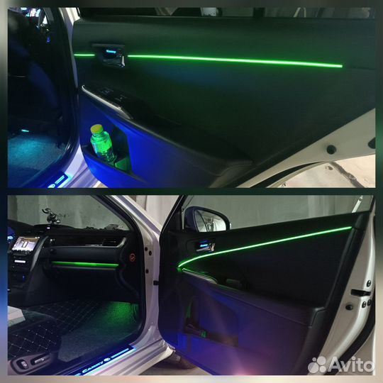 Контурная подсветка салона авто