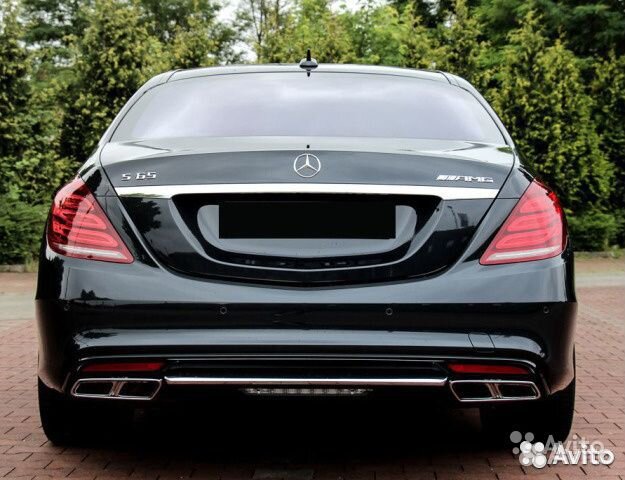 Насадки на глушитель 65 AMG Mercedes W222