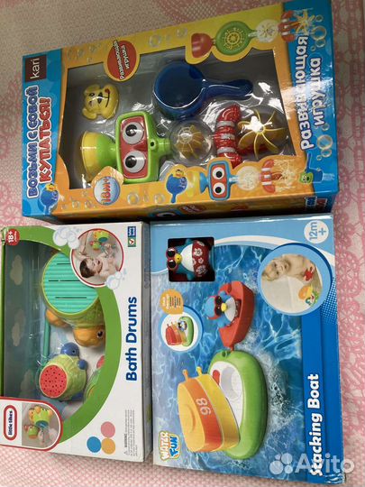 Игрушки для купания в ванной