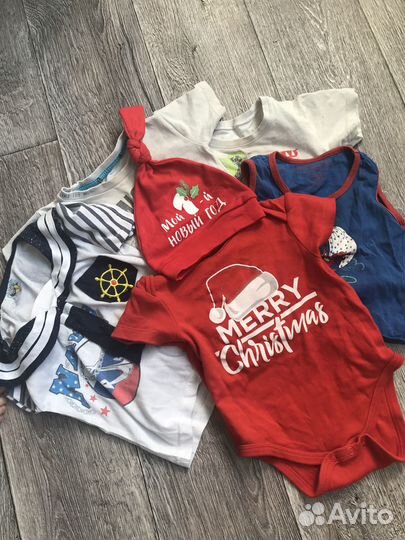 Детские вещи пакетом на мальчика 6м-1,3г