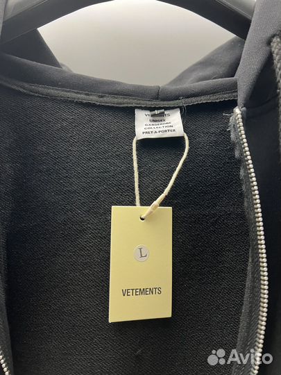 Зип худи vetements