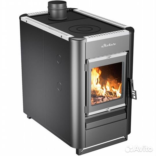 Печь камин, отопительная печь-камин Stoker Садовый