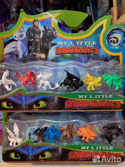 Фигурки как приручить дракона 6в1 беззубик Фурия