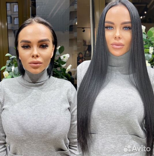 Итальнское наращивание волос