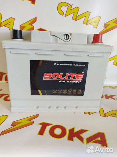 Аккумуляторы Solite 60A AGM Доставка