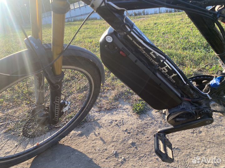 Электровелосипед двухподвес