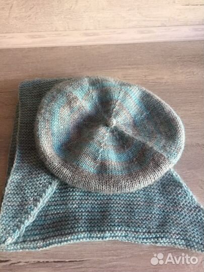 Комплект шапка и шарф женский