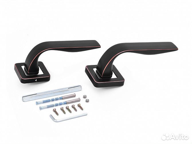 Дверная фурнитура, ручка дверная, замок, палладиум