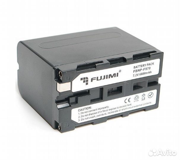 Аккумулятор Fujimi NP-F970 6600 mAh для видеокамер