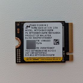 SSD M2 nvme 512Gb