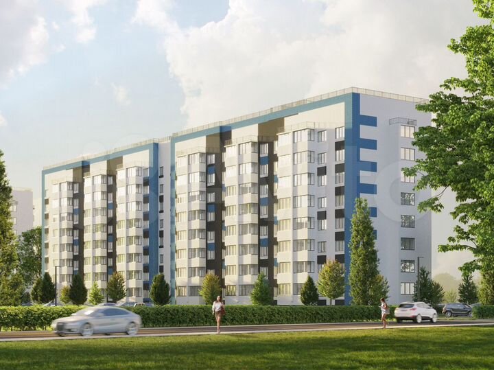 1-к. квартира, 35,1 м², 6/8 эт.