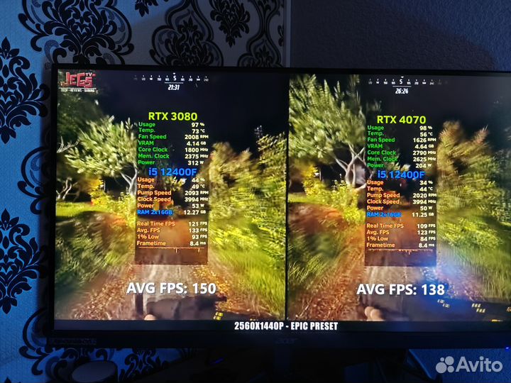 Игровой пк Rtx 3080 i5 12400f монитор 165гц