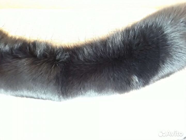 Меховой воротник песец
