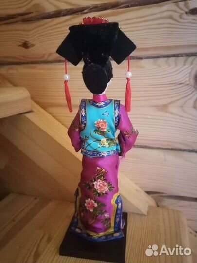 Китайская интерьерная кукла, японка, кимоно